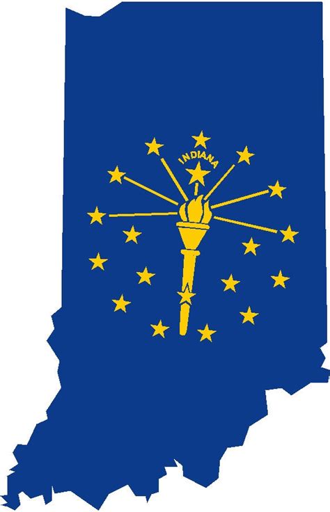 indiana state flag decal – House Of Grafix