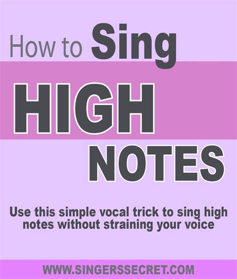 Use this simple vocal trick to sing high notes easily and without straining your voice. http ...