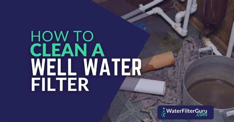 How to Clean a Well Water Filter (Easy Step-by-Step Guide)