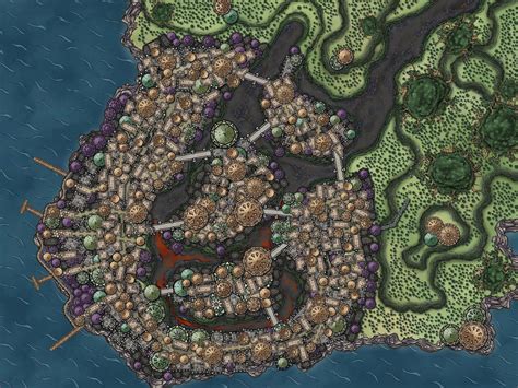 Sharn, City of Towers | Inkarnate - Create Fantasy Maps Online