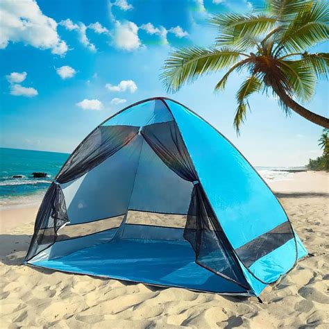 2020 New UV Protection Beach Tent Automatic Instant Pop Up Hiking Camping Tent Summer Tent ...