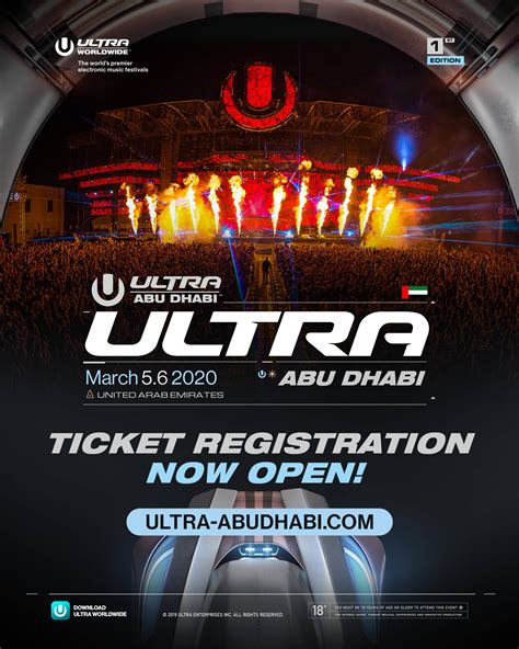 ULTRA Abu Dhabi Opens Ticket Registration - Ultra Abu Dhabi March 4,5 ...