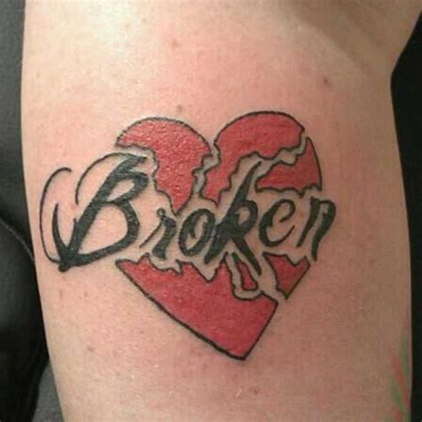 Broken Heart Tattoo Meaning Designs and Ideas – neartattoos