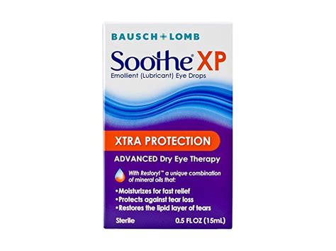 Soothe XP Emollient Lubricant Eye Drops, 0.5 Fluid Ounce Ingredients and Reviews