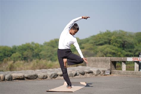 Half lotus tree pose (Ardha Padmasana in Vrksasana) - PixaHive