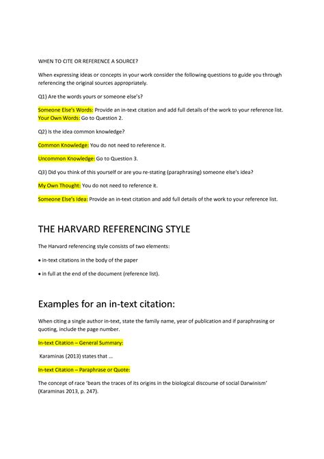 SOLUTION: Easy harvard referencing style guides - Studypool