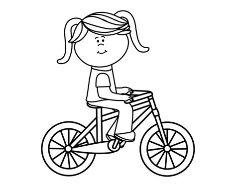 Black And White Bicycle Clipart