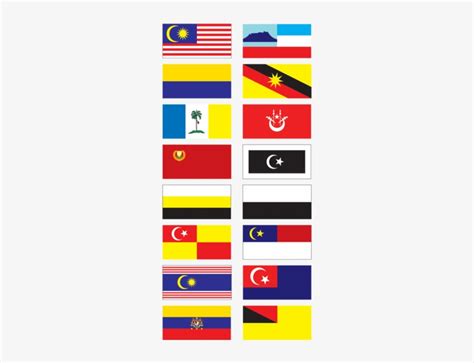 Gallery Of Sovereign State Flags Clipart - Bendera Negeri Pulau Pinang ...