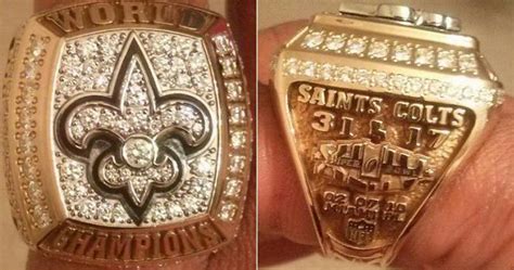 Saints Super Bowl ring for sale on Craigslist | Larry Brown Sports