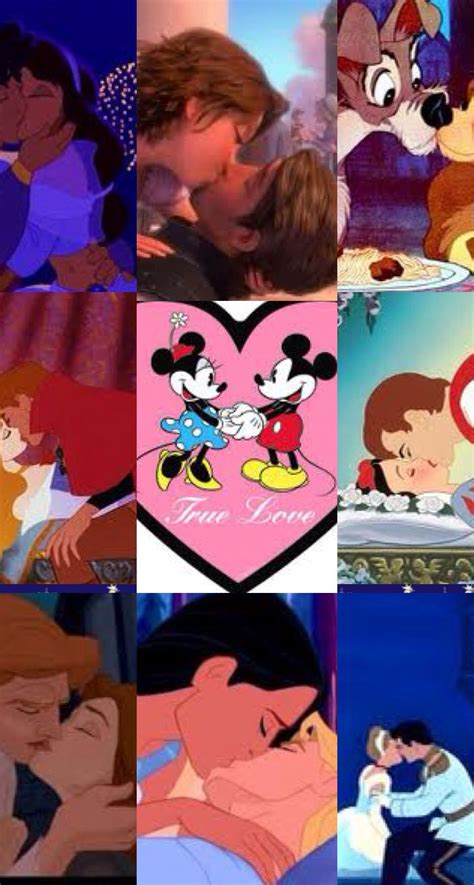 True love | Disney kiss, Disney, Disney girls