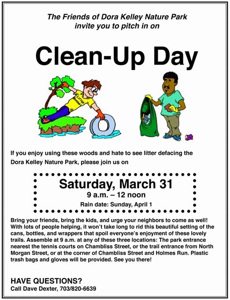 50 Office Clean Up Day Flyer