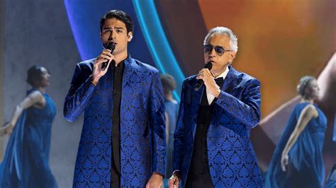 Andrea Bocelli sings moving ‘Time to Say Goodbye’ duet with son Matteo at Oscars...