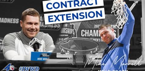 Morrell signs contract extension at UNC Asheville - HoopDirt