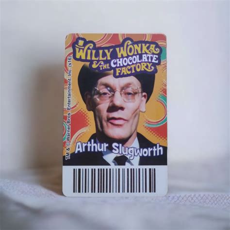 Arthur Slugworth Willy wonka Chocolate factory trading game card on Carousell