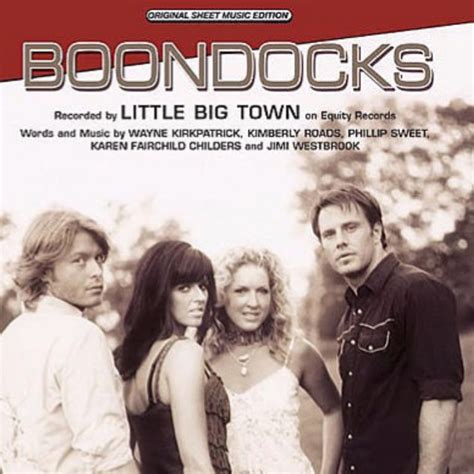 Little Big Town - Boondocks sheet music for piano download | Piano.Solo SKU PSO0021534 at