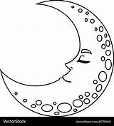Crescent Moon Coloring Pages sketch template