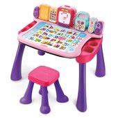 VTech Touch & Learn Activity Desk Pink | Smyths Toys UK