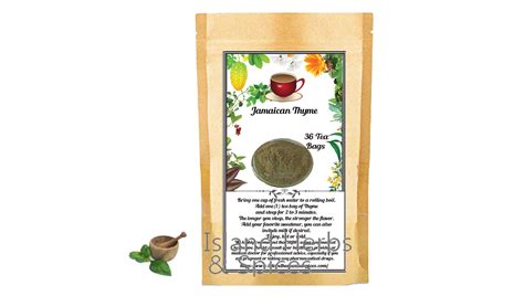 Jamaican Thyme Tea Bags – 36 Tea Bags | Island Herbs & Spices