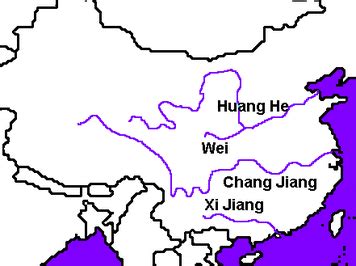 Xi Jiang River Map - California southern Map