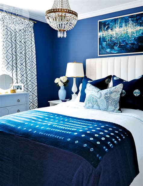 Indigo Blue Bedrooms - Contemporary - bedroom - Style at Home