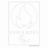 Paris 2024 Paralympic Colouring Page  Mum In The Madhouse sketch template