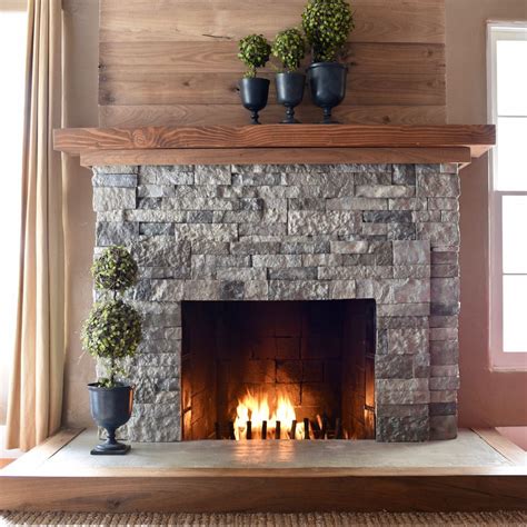 AirStone Fireplace Makeover {From Ugly to Incredible!} | Fireplace ...