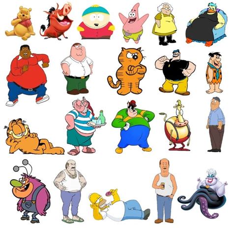 15 Fat Cartoon Characters With The Jiggliest Bellies