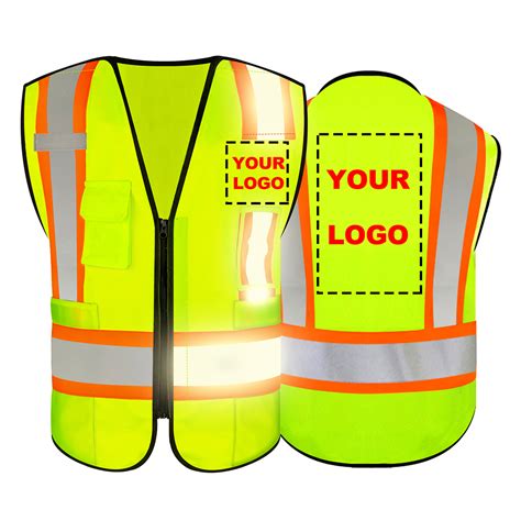 Multi Color Safety Vest Wholesale Customized Logo - yoweshop