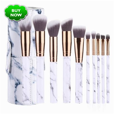 10 Piece Marbled Makeup Set #makeup #fashion #Marlbe #Brushkit #womans #fashionaccess #jewelry ...