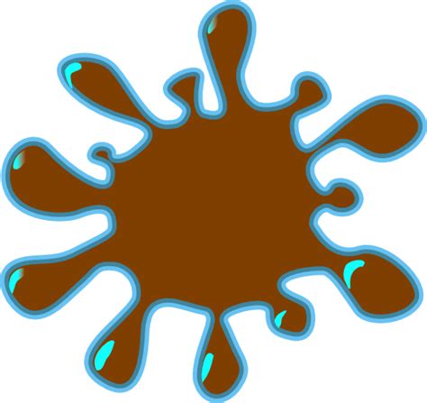 Brown Splash Clip Art at Clker.com - vector clip art online, royalty ...