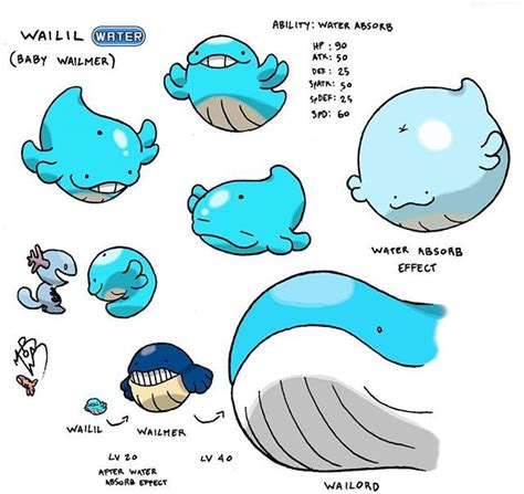 Wailord Evolution Chart