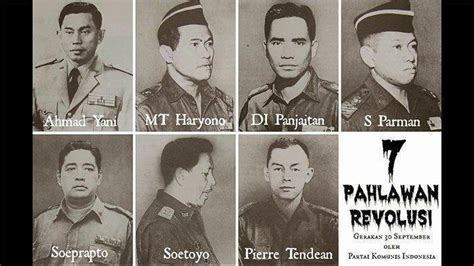 Daftar Korban G30S PKI 1965, 6 Jenderal dan 1 Perwira TNI AD, Ahmad Yani hingga Pierre Tendean ...