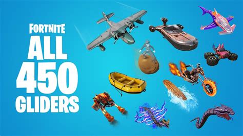 Fortnite GLIDERS (All 22 Seasons) - YouTube