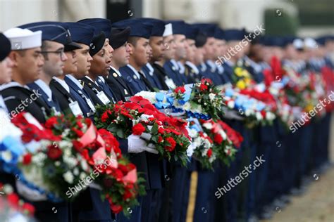 Armistice Day Ceremony American War Cemetery Editorial Stock Photo ...