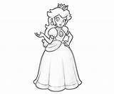 Printable Princess Peach Coloring Pages  Coloring Home sketch template