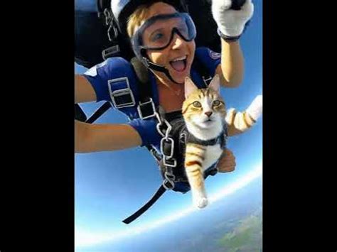 Skydiving Cat - Pt. 1 - YouTube