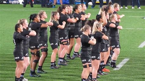 Black Ferns Haka [ Ko Uhia Mai ] - Black Ferns vs Wallaroos - 20 Aug ...