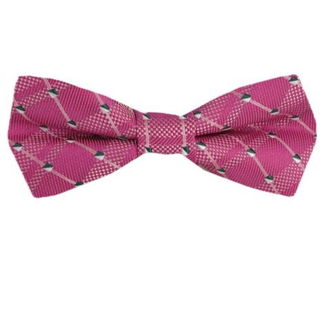 Self Tie Narrow Bow Pink