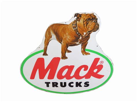 Addendum Item - VINTAGE MACK TRUCKS TIN SIGN