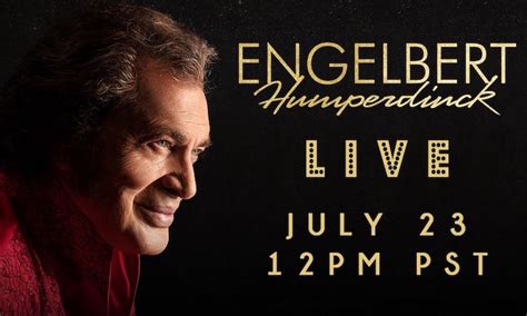 “Performing Is My Lifeblood,” Says Engelbert Ahead Of First Live Stream