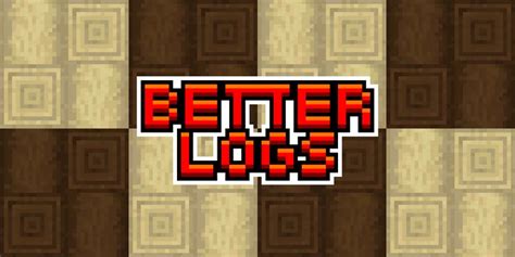 Better Stripped Logs Minecraft Texture Pack