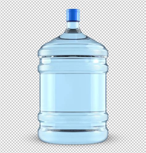 Premium PSD | Five gallon big plastic water cooler bottle.