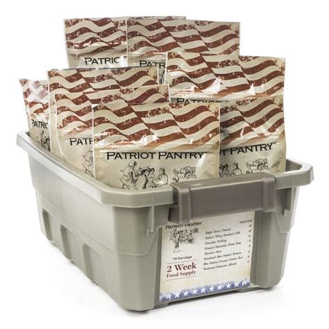 Patriot Pantry 2-week 70-serving Emergency Food Supply - 18722301 ...