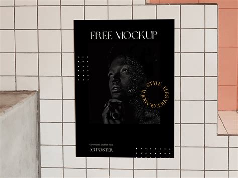 A3 Poster Mockup | Free PSD Templates