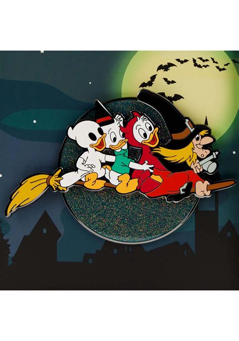 Loungefly Disney Huey Dewey and Louie 3-Inch Halloween Pin