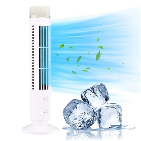 Tower Fans for Bedroom,15'' Bladeless Fan Air Conditioner with USB, Floor Air Conditioners,Tower ...