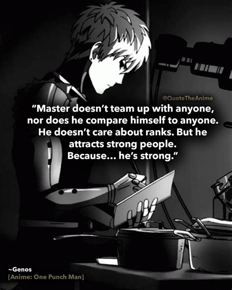 7+ Powerful Genos Quotes - One Punch Man (HQ Images) | QTA | One punch man, One punch man anime ...