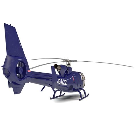 gazelle helicopter 3d model