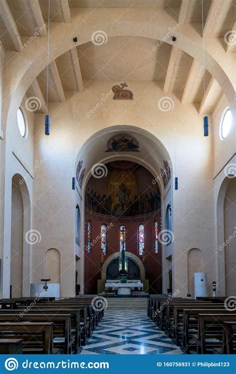 Interior of St Thomas the Apostle Church in Bergamo Italy on October 5, 2019 Editorial Photo ...