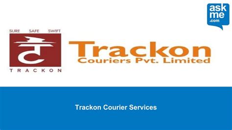 Trackon Courier Services | PPT